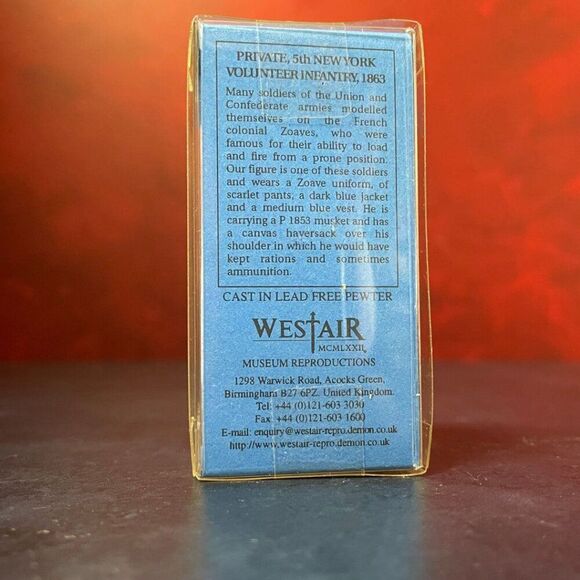 Vintage Westair Lead-Free Pewter Union Soldiers & Cannon 1861–1865 Civil War Set - Picture 10 of 14